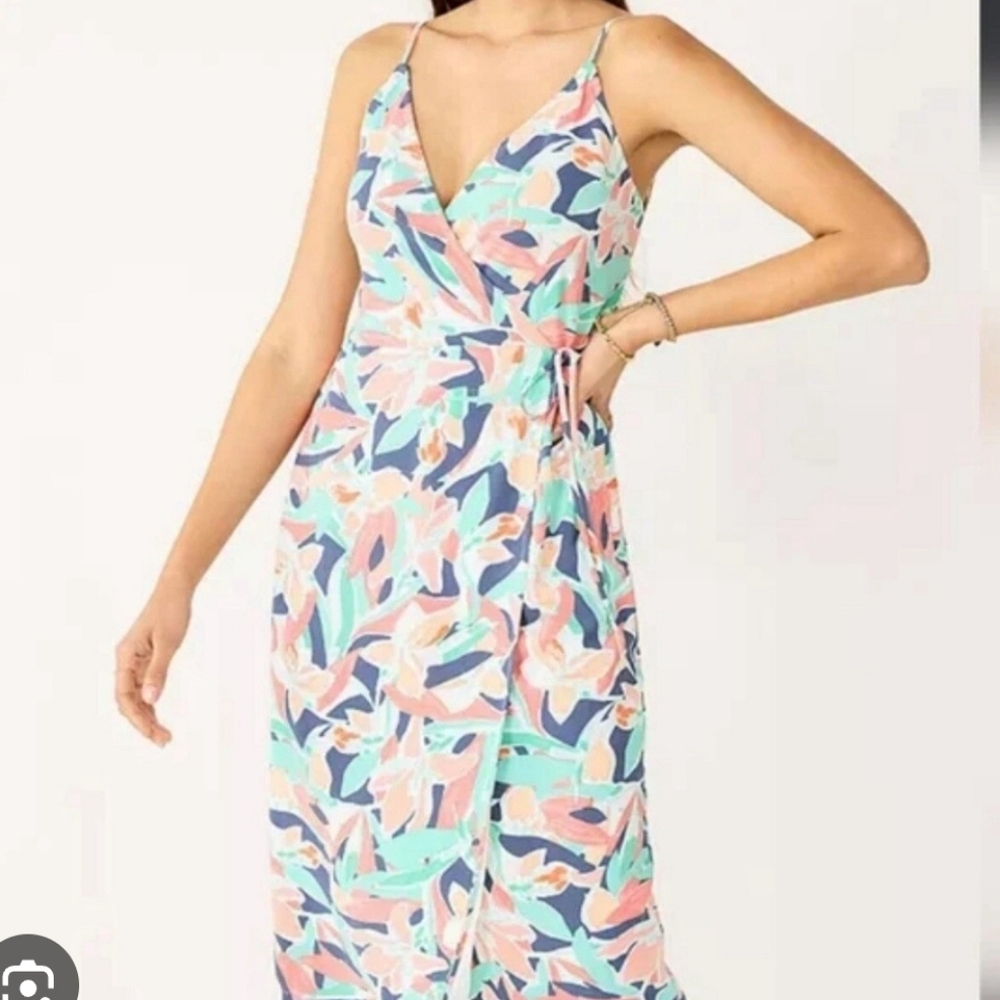 Nine West Multicolor Wrap Dress